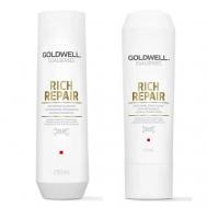 Набор Dualsenses Rich Repair: Шампунь + Кондиционер Goldwell