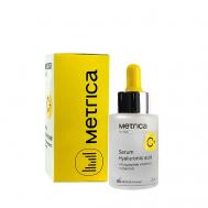 Увлажняющая сыворотка для лица с гиалуроном и витаминами С, В и Е 30 METRICA