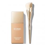 Набор для лица Super Smoother Blurring Тональный крем+Кисть ICONIC LONDON