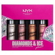НАбор для макияжа лица Makeup Diamonds & Ice, Please Shimmer Body Oil NYX PROFESSIONAL MAKEUP