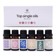 Набор натуральных эфирных масел, 6 штук 60 ESSENTIAL OIL
