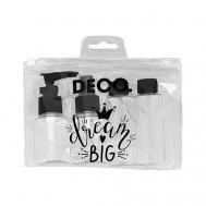 Набор дорожных флаконов в косметичке dream big 69 deco