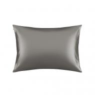 Шелковая наволочка двусторонняя Графит Assoro