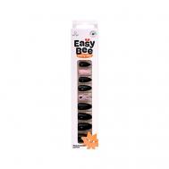 Набор накладных ногтей с клеевыми стикерами NAIL DAY Black Noir EASYBEE