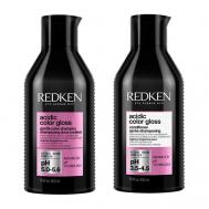 Набор Acidic Color Gloss Bundle XL: шампунь + кондиционер Redken
