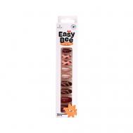 Набор накладных ногтей с клеевыми стикерами NAIL DAY Brown Gold EASYBEE