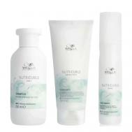 Набор для ухода за волосами Nutricurls Bundle Milky Waves WELLA