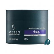 Крем для укладки волос MAN MATTE CREAM 80 System Professional