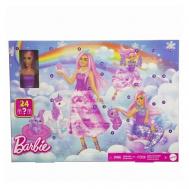 Адвент-календарь с куклой Barbie и аксессуарами Mattel
