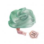 Губка-цветок для душа зеленая MEA