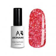 Лаковое покрытие Гель-лак светоотражающий с блестками Holiday AKINAMI