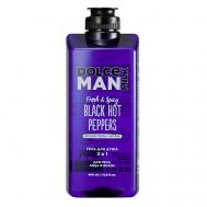 Гель для душа 3 в 1 «ГОРЯЧИЕ ЧЕРНЫЕ ПЕРЦЫ» MAN 460 DOLCE MILK