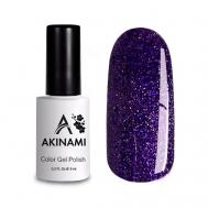 Лаковое покрытие Гель-лак с блестками Fireworks AKINAMI