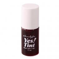 Водный тинт для губ, век и щёк, оттенок red apple Beauty Fox