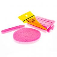 Спонж для умывания цвет Розовый BEAUTY SERIES CHIVEY