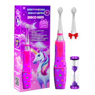 Электрическая зубная щетка детская звуковая серии DISCO KIDS CLEARDENT