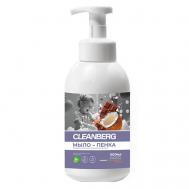 Мыло пенка для рук и тела аромат Шоколадный кокос 500 CLEANBERG