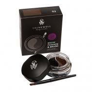 Двойная помада для бровей с кистью SHINEWELL