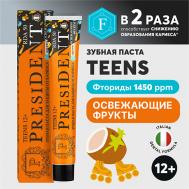 Детская зубная паста TEENS 12+ Fresh Tropic (RDA 50) 70 President