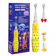 Электрическая зубная щетка детская звуковая серии DISCO KIDS CLEARDENT