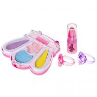 Набор косметики для девочек Царевны: Тени для век, Помада, кольца Милая Леди