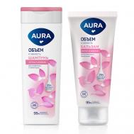 Набор средств для волос: Шампунь и Бальзам Объем и свежесть Aura
