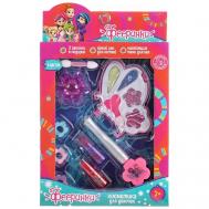 Косметика для девочек ФЕЕРИНКИ тени для век, помада, лак, блеск для губ, заколки Милая Леди