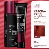 Краска-уход для волос DE LUXE EXTRA RED 60 Estel Professional