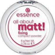 Фиксирующая матирующая компактная пудра all about matt! 8 Essence
