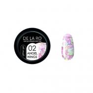 Глиттер гель для ногтей Angel Wings DE LA RO