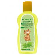 Шампунь для кошек антипаразитарный от блох и клещей с гераниолом и крапивой 220 Homecat