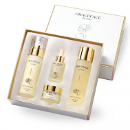 Набор уходовых средств для лица с экстрактом трюфеля: лосьон, тоник, крем, сыворотка. GRACE FACE