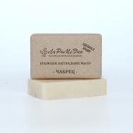 Крымское натуральное твердое мыло "ЧАБРЕЦ" заживляющее, увлажняющее 85 ЛАРОМЕЭКО