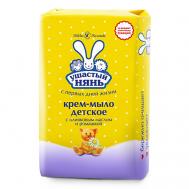 Крем-мыло детское 0+ с оливковым маслом и ромашкой 90 Ушастый нянь
