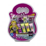 Набор детской декоративной косметики тени, блеск для губ Lapulli Kids