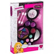 Набор декоративной косметики Eva Moda "Косметичка круглая с зеркальцем" Bondibon