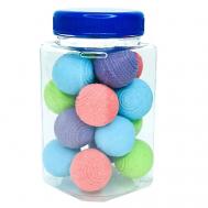 Бомбочки для ванн набор  минишариков в банке ECOBUBBLE