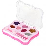 Набор косметики  для девочек Царевны: Тени, Тени с блестками, Помада, аппликатор Милая Леди