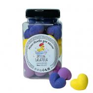 Бомбочки для ванн набор минисердец в банках LALATULA