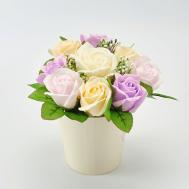 Мыло ручной работы Цветочная композиция из 9 роз 250 SKUINA