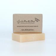 Крымское натуральное твердое мыло "КАЛЕНДУЛА" заживляющее 85 ЛАРОМЕЭКО