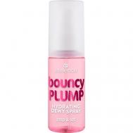 Фиксирующий спрей для лица с увлажняющим эффектом bouncy PLUMP HYDRATING DEWY SPRAY Essence