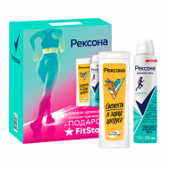 РЕКСОНА Подарочный набор СПОРТ + FITSTARS REXONA