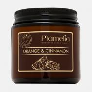 Свеча ароматическая Апельсин и корица 120 PLAMELIA