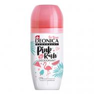 Дезодорант детский шариковый от 8 лет Pink Rush БЕЗ алюминия спирта и парабенов (ролик) 50 Deonica
