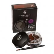 Двойная помада для бровей с кистью SHINEWELL