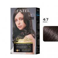 Стойкая крем-гель краска для волос ESTEL COLOR Signature 4/7 Мокко 170 Estel Professional