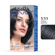 Стойкая краска-гель для волос ONLY 1/11 Иссиня-черный 125 Estel Professional