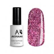 Лаковое покрытие Гель-лак светоотражающий с блестками Holiday AKINAMI