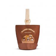 Фигурка Cute Grain Baked Puffy Collection, Bucket Bag Trend Based Bucket Bag (Brown) POP MART